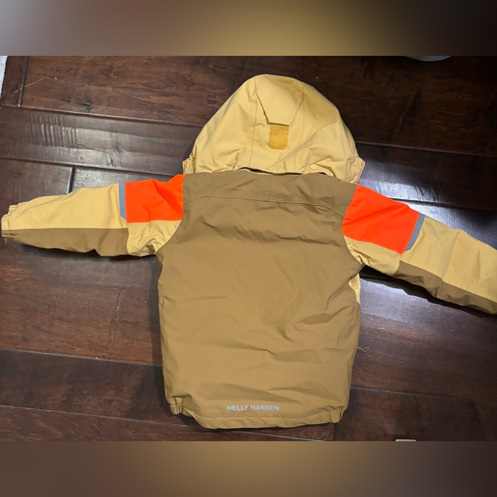Like New- Helly Hansen Yellow and Navy Jacket. - Picture 4 of 4